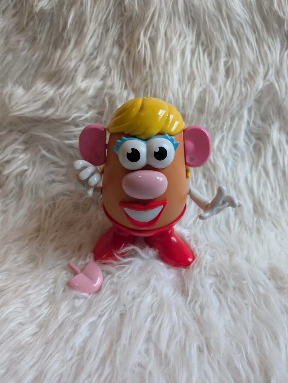 Classic Mrs. Potato Head Style Kids Toy - Pink, Red, Yellow